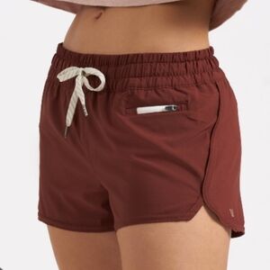 Vuori Women's Rust Athletic Shorts